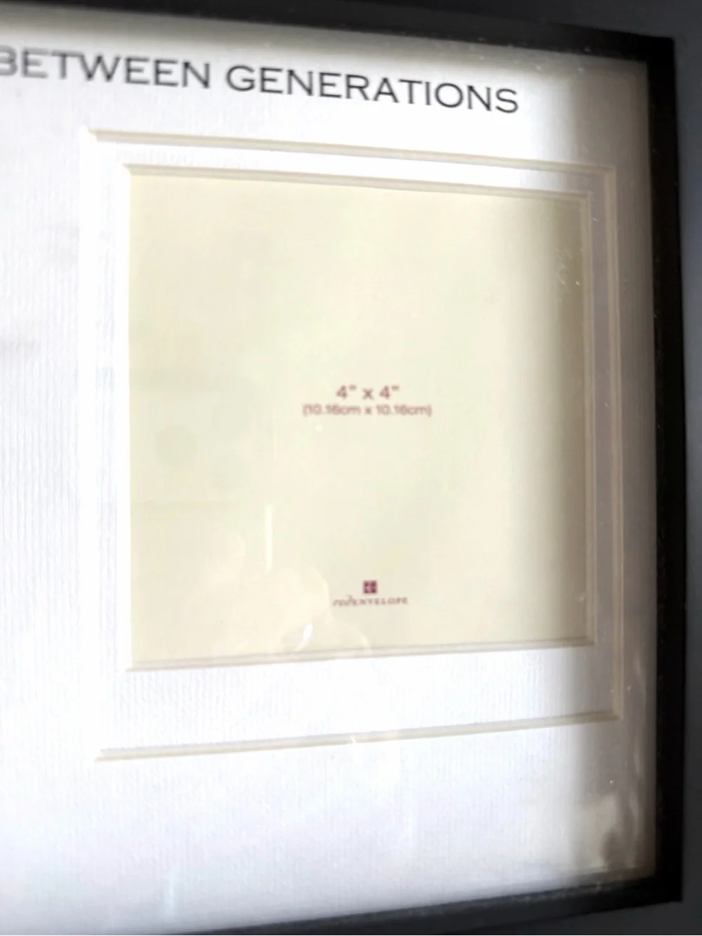 Family Photo Frame - with 3 openings and multiple cards for each family member